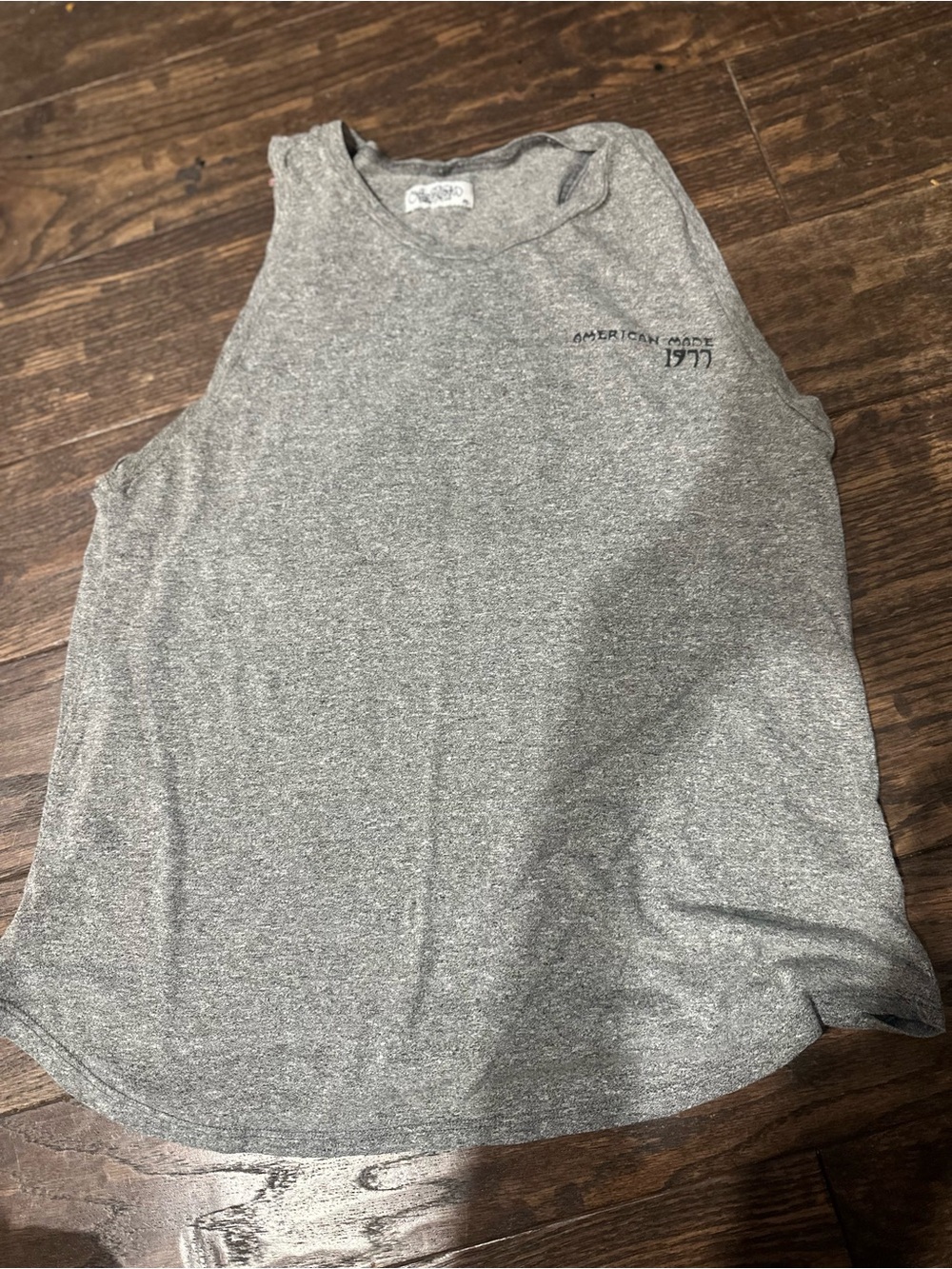 Lauren Moshi - American Made 1977 Grey Tank Top